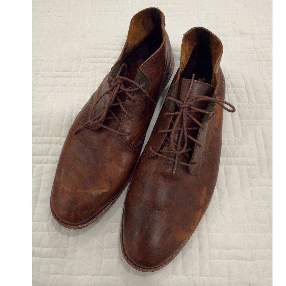 Timberland Wodehouse Lost History Brown Leather Chukka Boots Mens 12 A152E